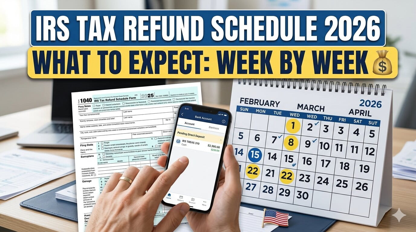 IRS Tax Refund Schedule 2026: What to Expect Week by Week