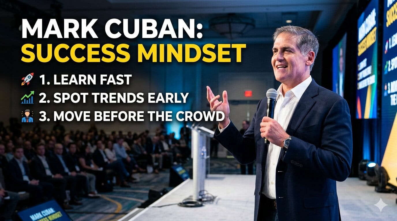 Mark Cuban’s Success Mindset: Learn Fast, Spot Trends Early, and Move Before the Crowd