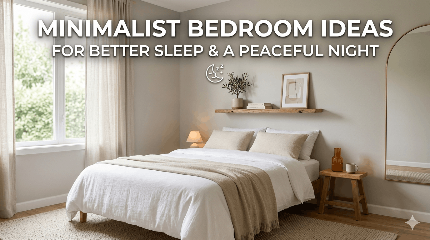 Minimalist Bedroom Ideas for Better Sleep and a More Peaceful Night