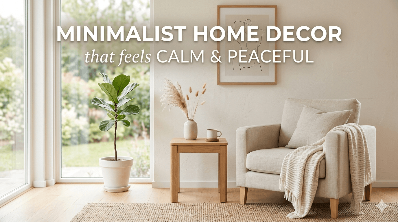 Minimalist Home Decor That Feels Calm and Peaceful
