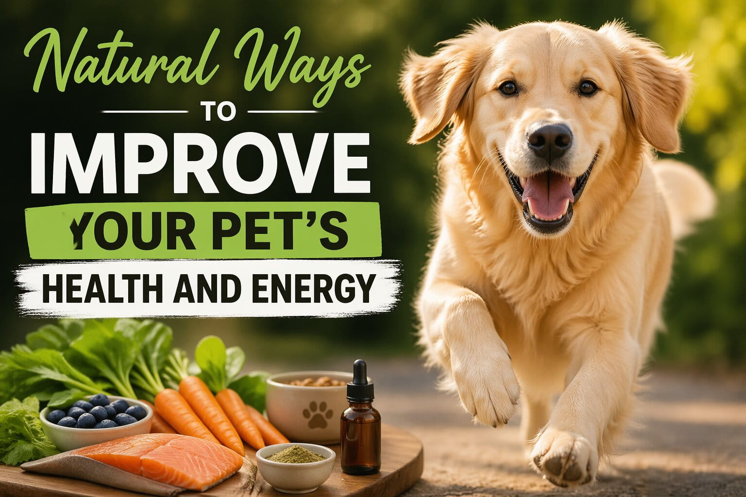 Natural Ways to Improve Your Pet’s Health and Energy