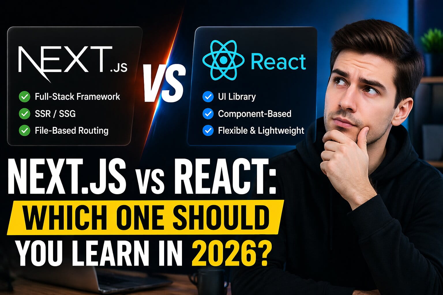 Next.js vs React: Which One Should You Learn in 2026?