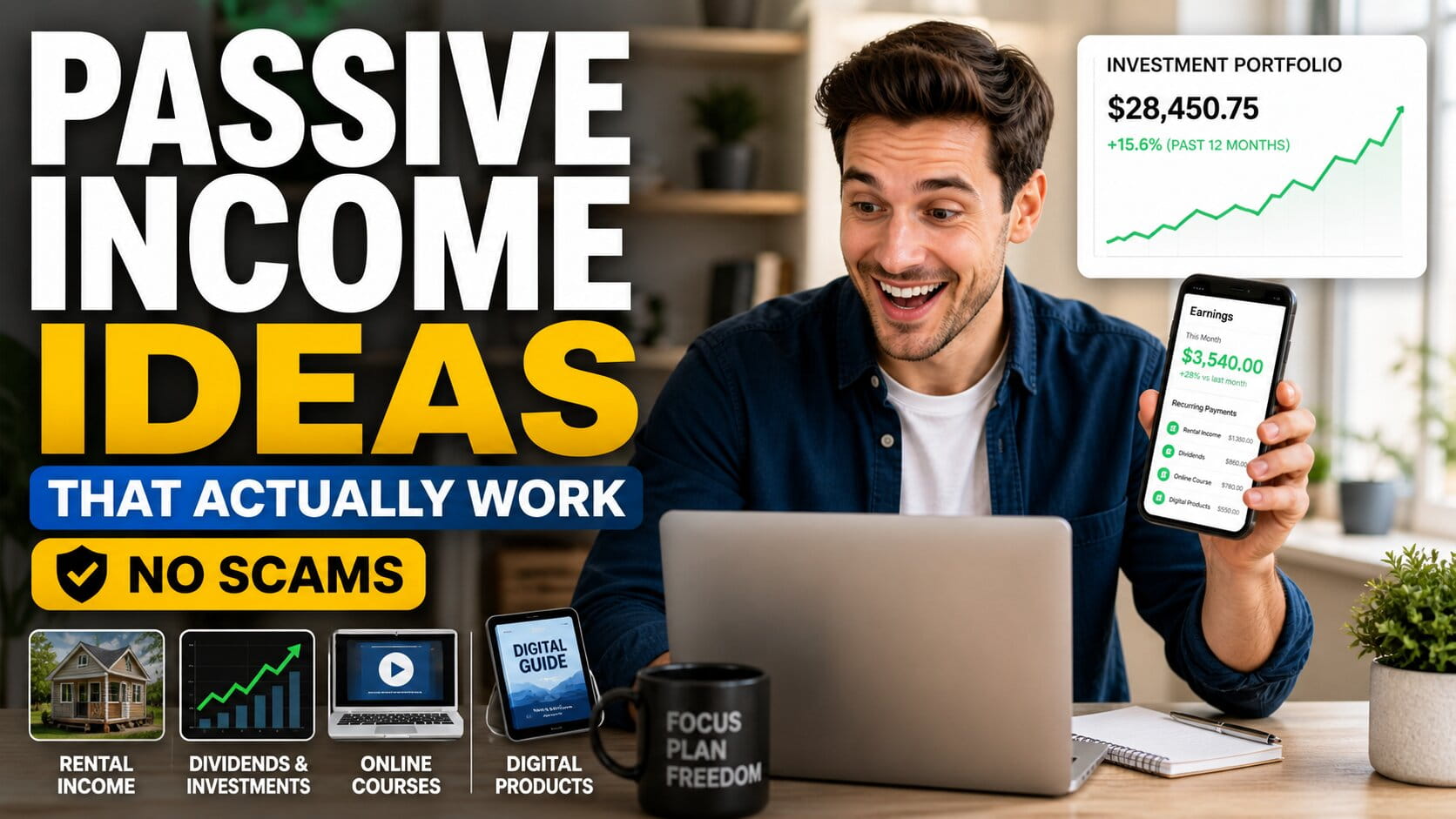 Passive Income Ideas That Actually Work (No Scams)