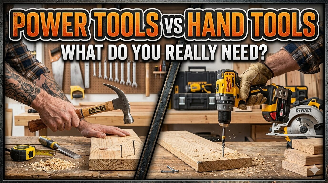 Power Tools vs Hand Tools: What Do You Really Need?