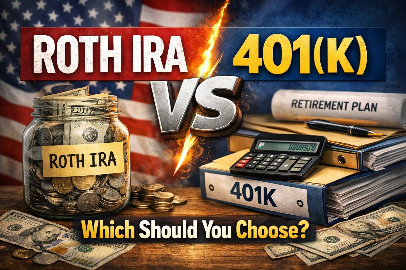 Roth IRA vs 401(k): Which Should You Choose?