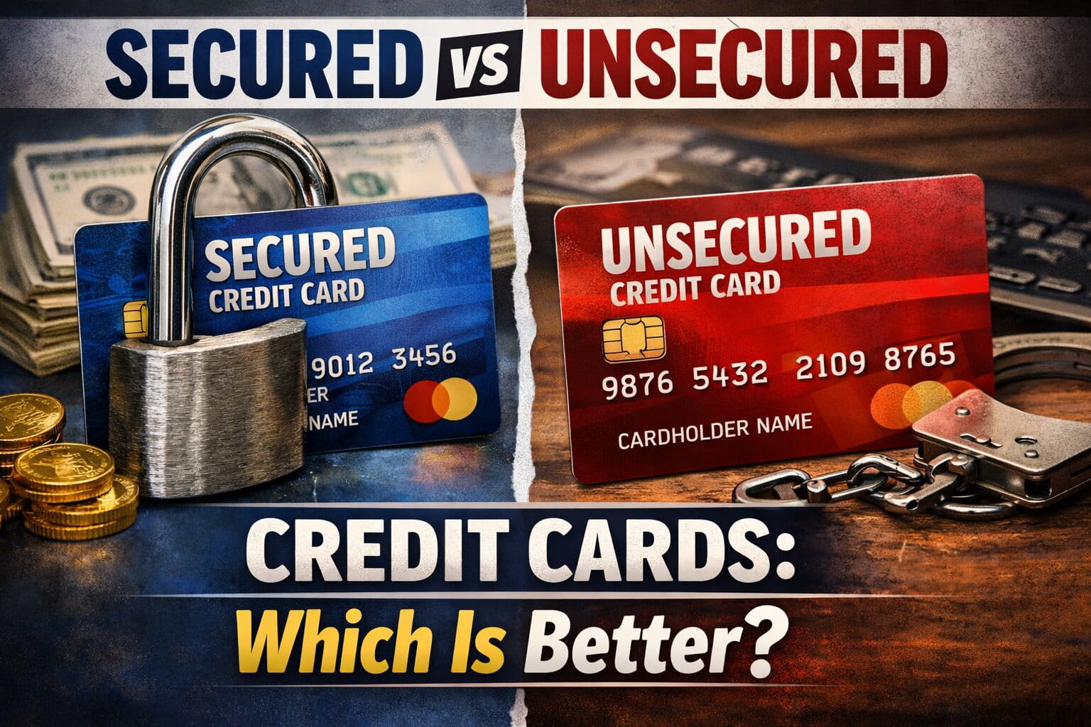 Secured vs Unsecured Credit Cards: Which Is Better?