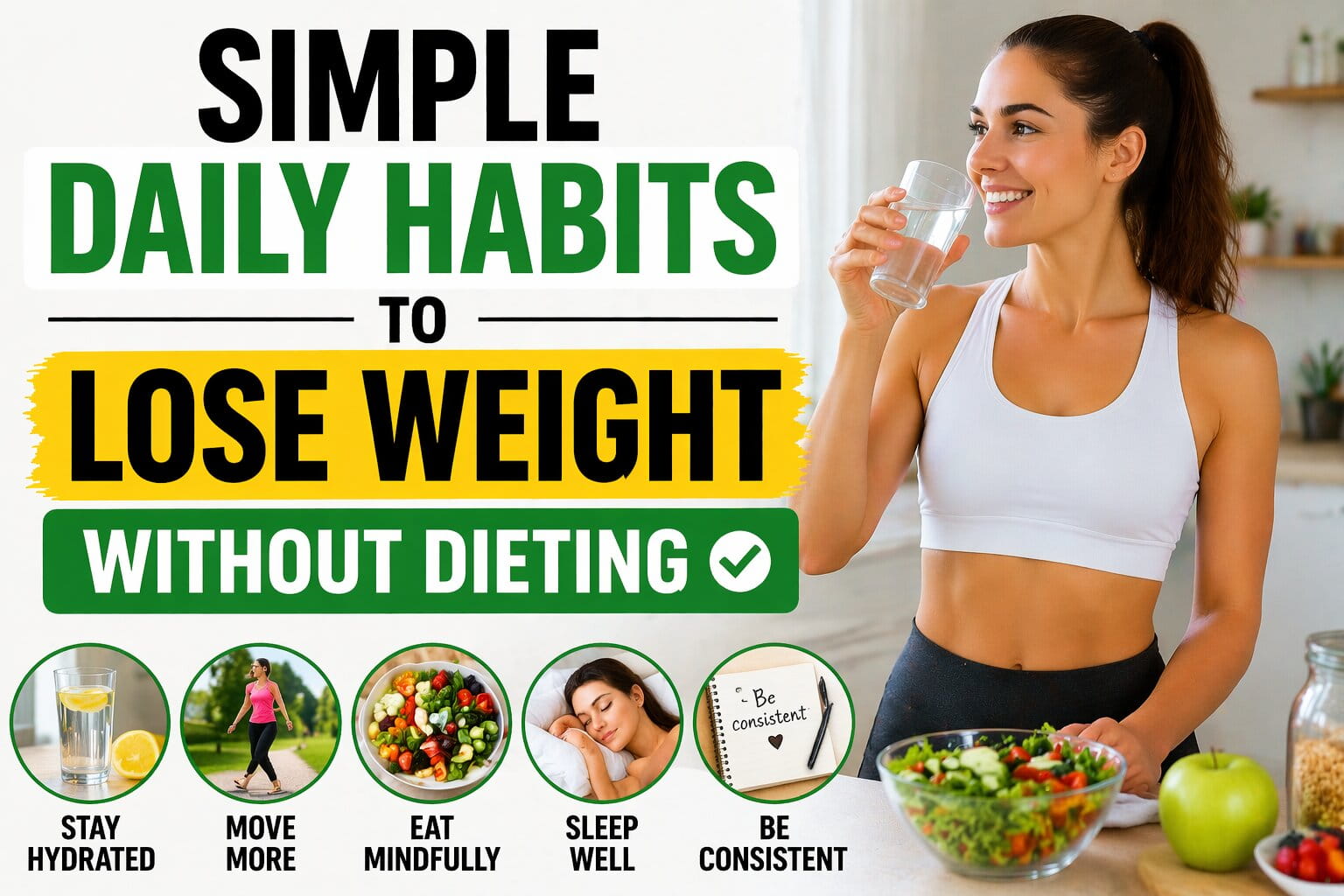 Simple Daily Habits to Lose Weight Without Dieting