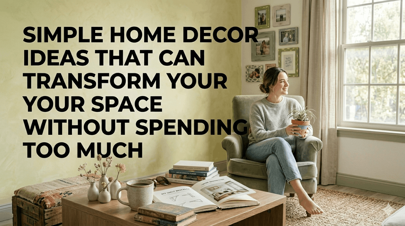 Simple Home Decor Ideas That Can Transform Your Space Without Spending Too Much