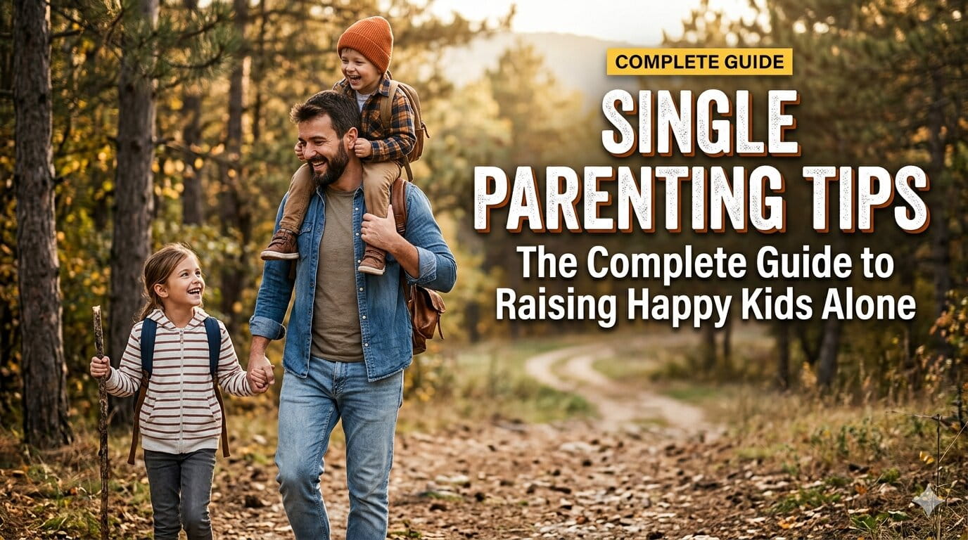 Single Parenting Tips: The Complete Guide to Raising Happy Kids Alone