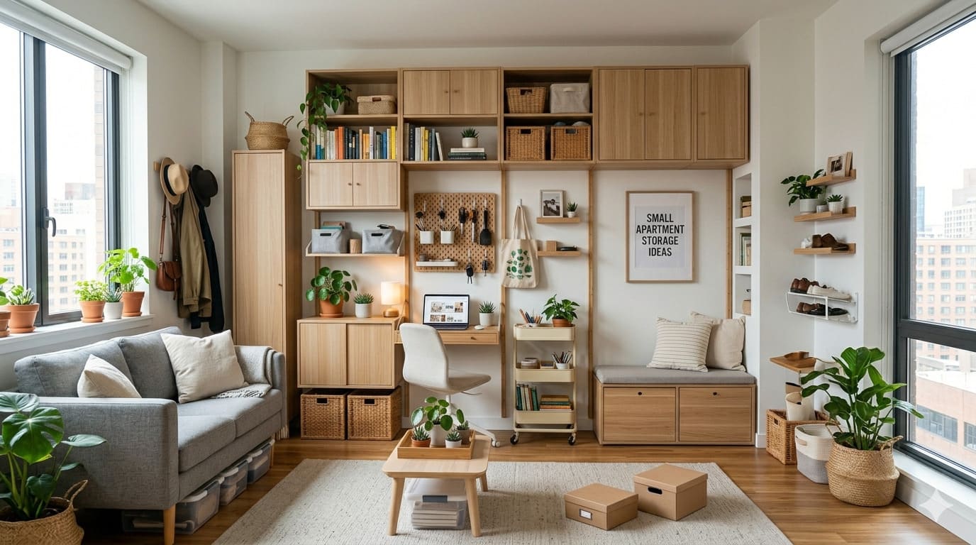 Small Apartment Storage Ideas That Actually Save Space