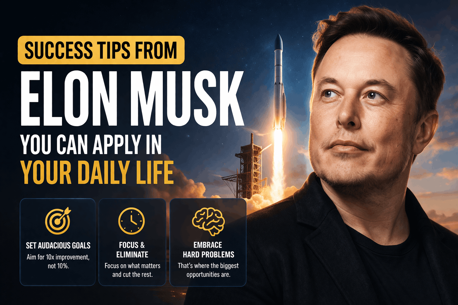 Success Tips from Elon Musk You Can Apply in Your Daily Life