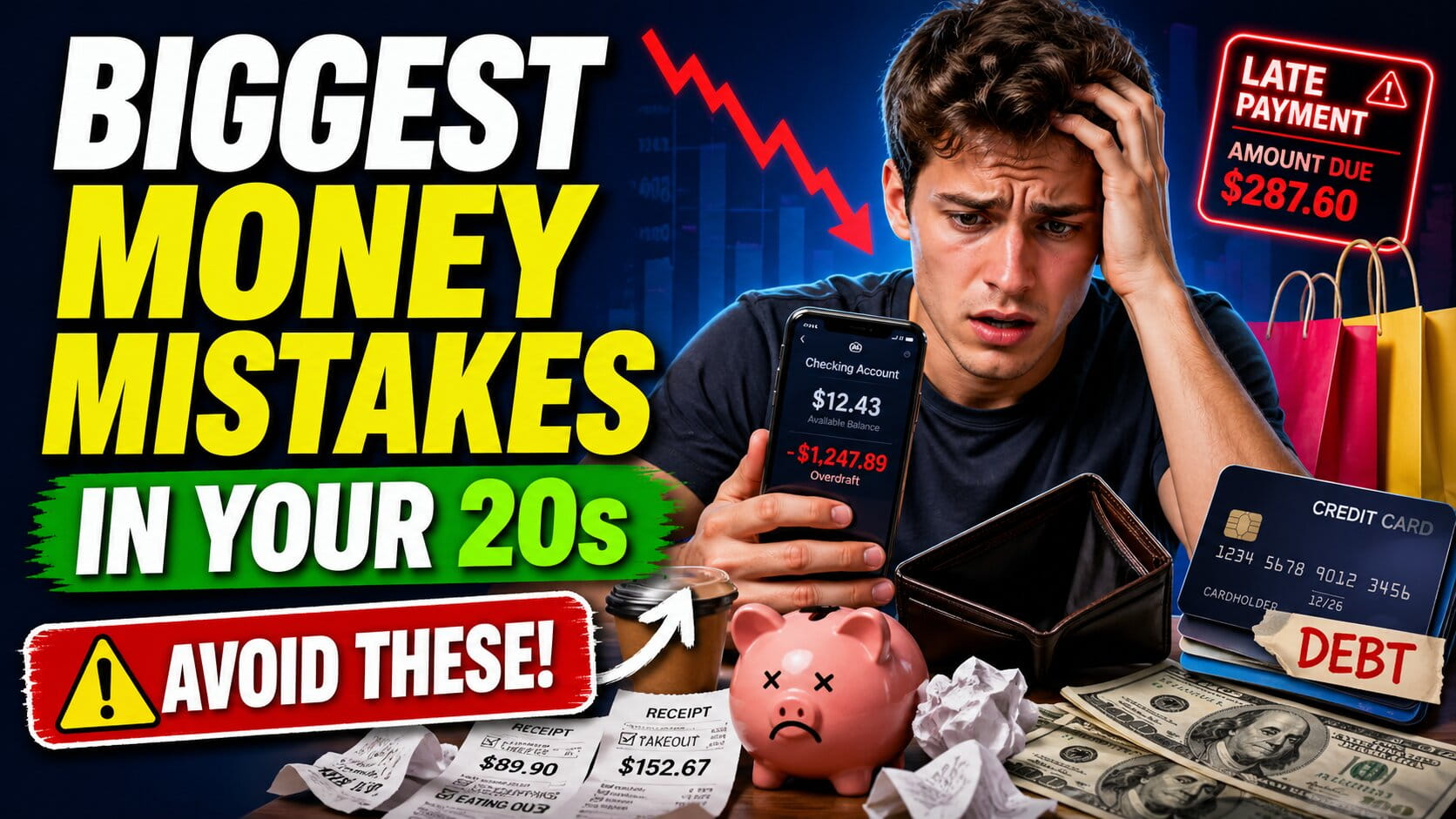 The Biggest Money Mistakes People Make in Their 20s