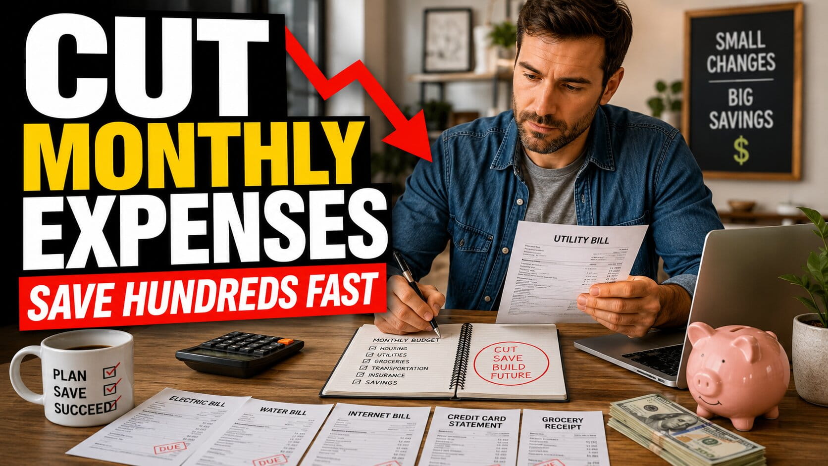 The Ultimate Guide to Cutting Monthly Expenses (Save Hundreds Fast)