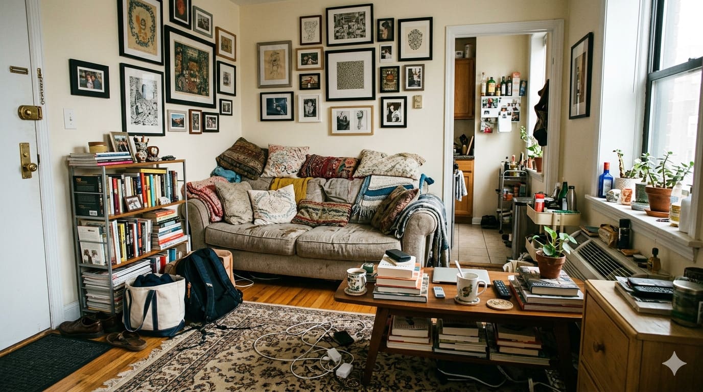 Things That Make Your Small Apartment Look Cluttered (Even When It’s Clean)