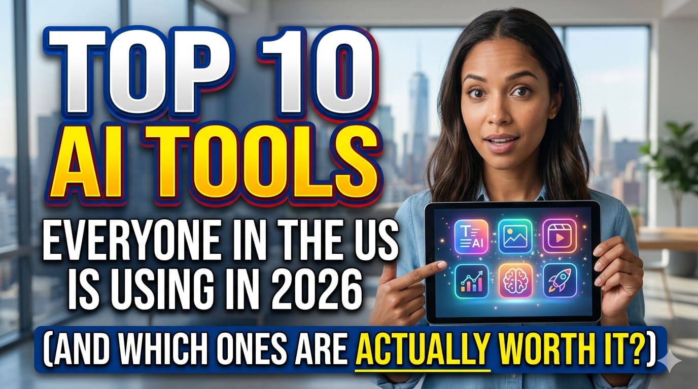 Top 10 AI Tools Everyone in the US Is Using in 2026 (And Which Ones Are Actually Worth It)