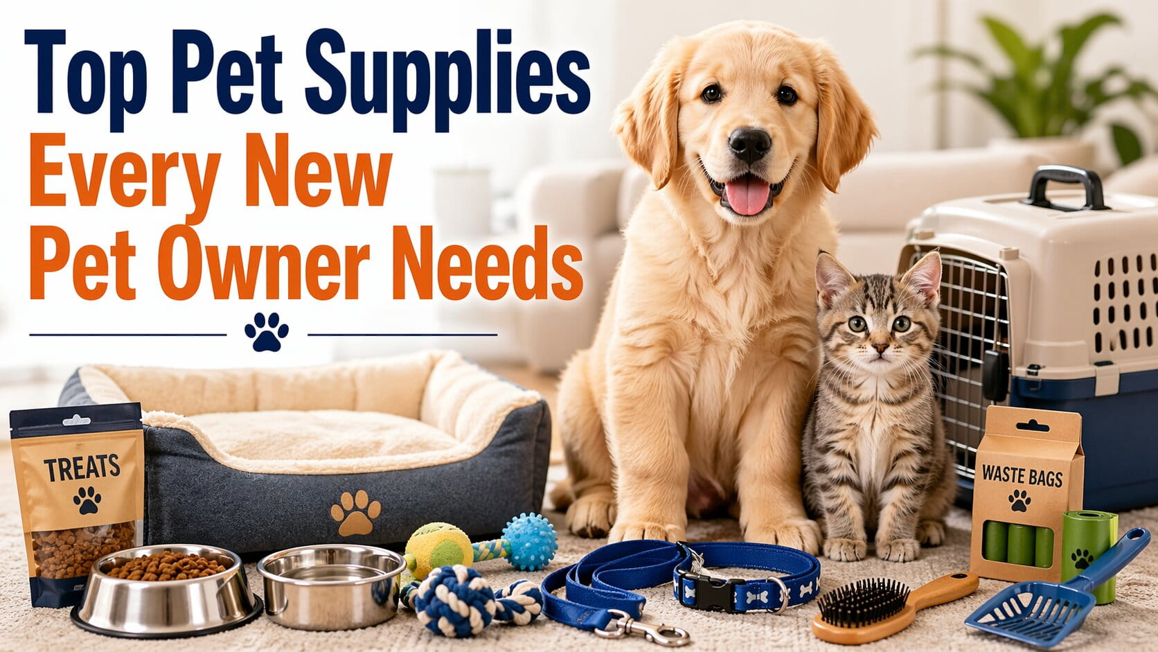 Top Pet Supplies Every New Pet Owner Needs