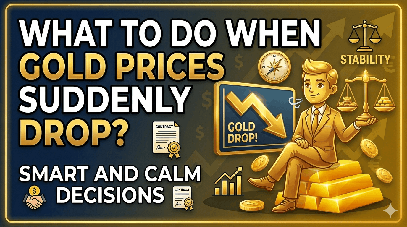 What to Do When Gold Prices Suddenly Drop: Smart and Calm Decisions