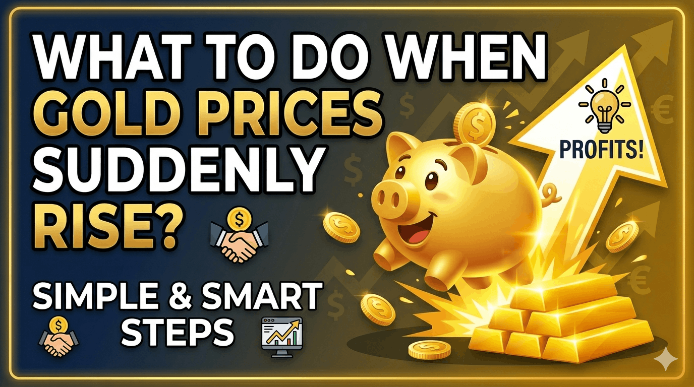 What to Do When Gold Prices Suddenly Rise: Simple and Smart Steps