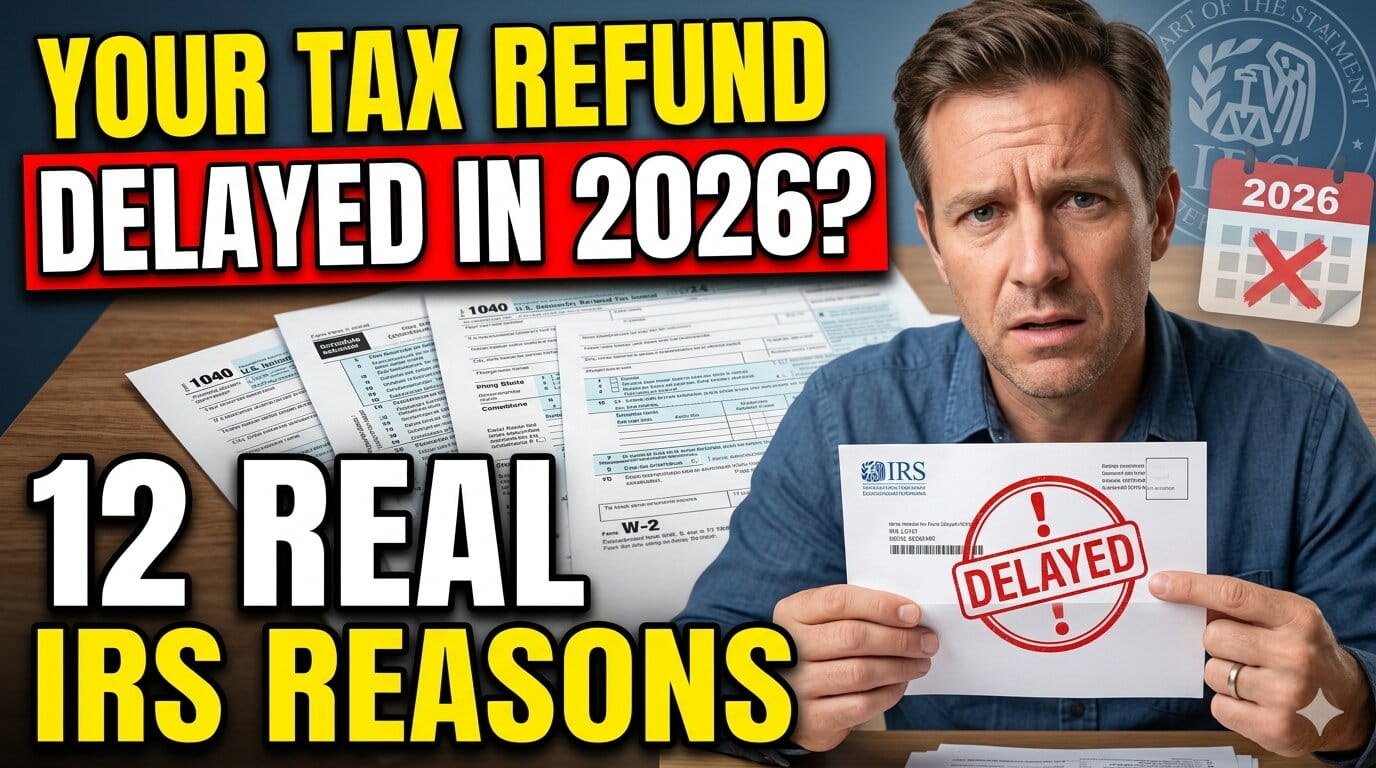 Why Is My Tax Refund Delayed in 2026? 12 Real IRS Reasons