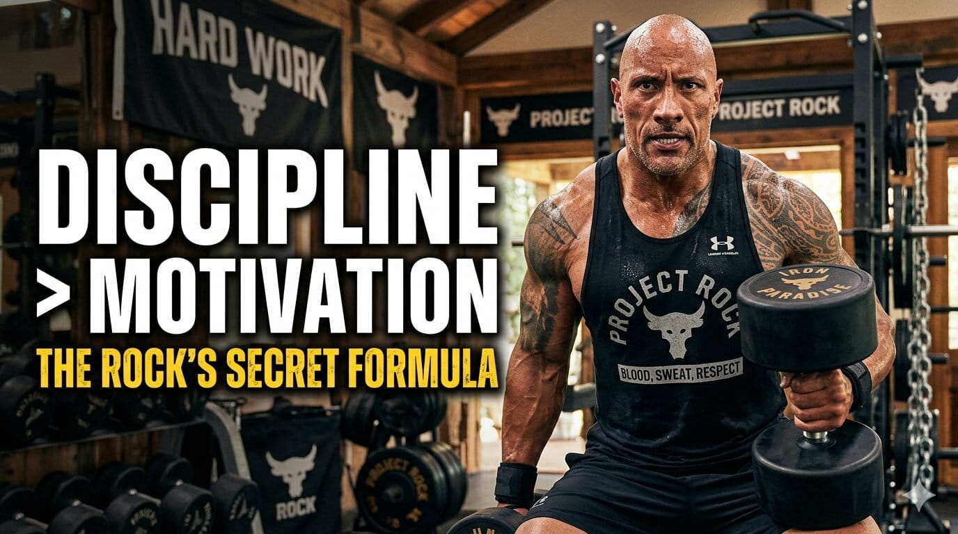 Why The Rock’s Discipline Formula Works Better Than Motivation
