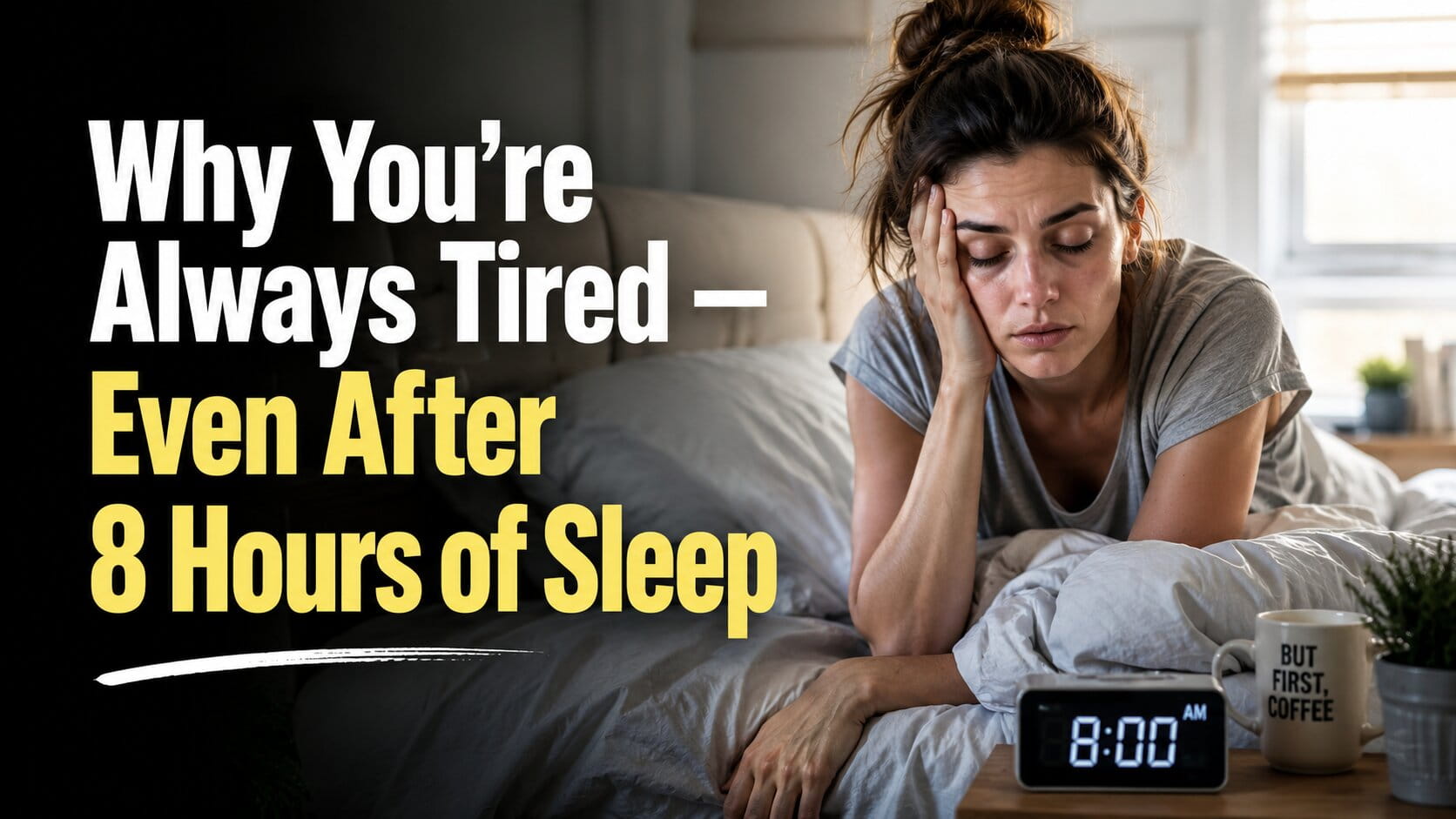 Why You’re Always Tired — Even After 8 Hours of Sleep